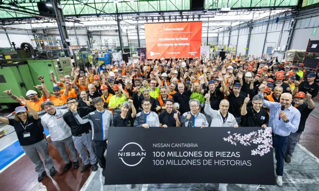 La fábrica de Nissan en Cantabria fabrica su pieza 100 millones 3 Motor16 NISSAN CANTABRIA 100 MILLONES PIEZAS 1 Motor16