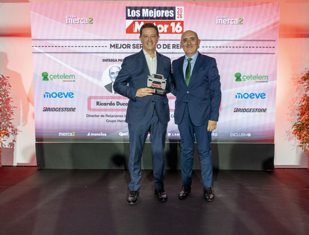 Jorge Alarcón de Northgate, en los Premios Motor16 2026