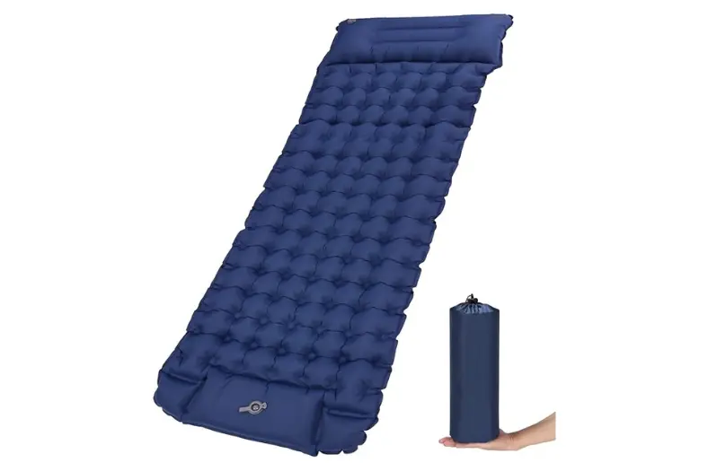 Los 5 mejores colchones autohinchables para camping: comparativa y guía de compra 3 Motor16 Zawaer Colchoneta De Camping Inflable Ultraligera Motor16