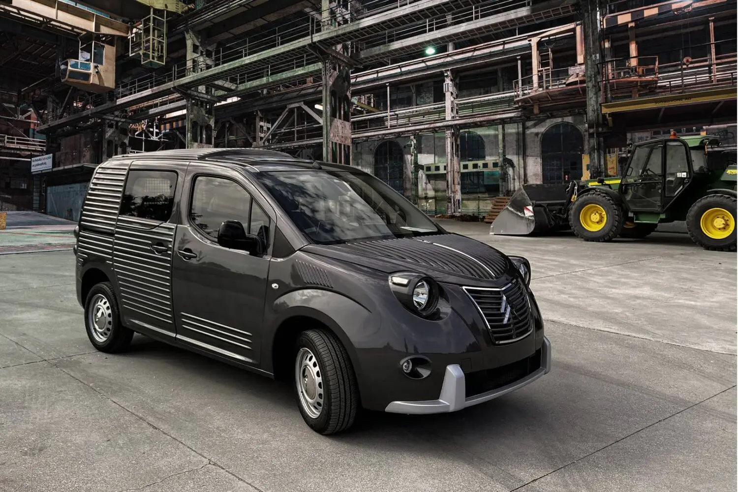 La furgoneta 2CV Caselani llega al reparto urbano: carrocería retro certificada por Citroën y ya disponible