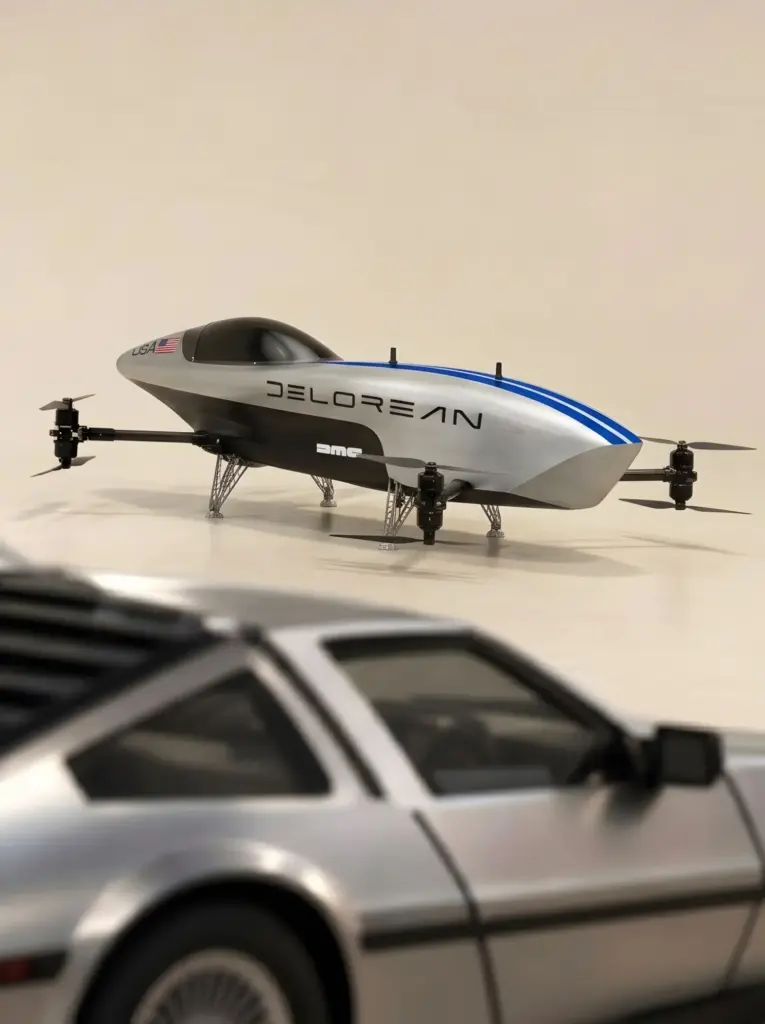 DeLorean Airspeeder: Finalmente, un DeLorean surcará los cielos 3 Motor16 delorean airspeeder 3 Motor16
