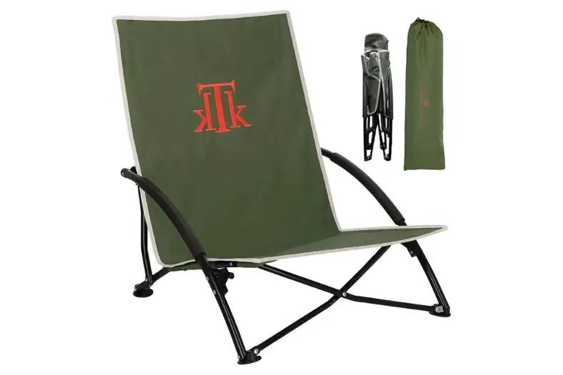 Mejor silla camping plegable premium: comparativa 3 Motor16 kTk Silla Camping Pesca y Caza Plegable Cierre Tijera Motor16